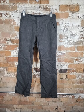 Y2K Gap Dress Pants Womens Size 2 Glitter Finish Charcoal Gray Stretch